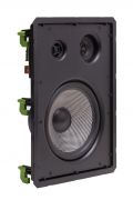 LHT TW-100BL Loud Audio Caixa acústica de embutir retangular 3 vias 8"