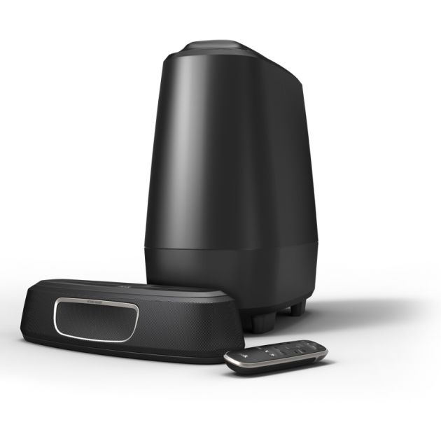 MagniFi Mini Polk Audio - Sound Bar com subwoofer wireless e Bluetooth integrado  